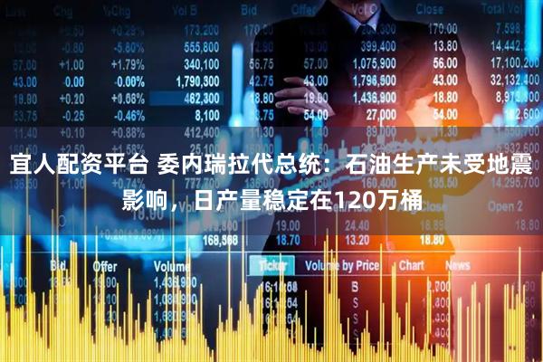 宜人配资平台 委内瑞拉代总统:石油生产未受地震影响,日产量稳定在120万桶